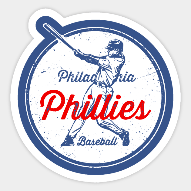 Vintage Phillies Sticker by Throwzack